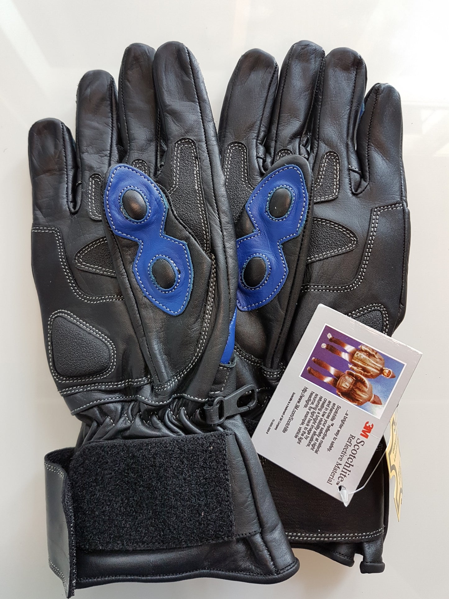 Racer Gauntlet Leather Kevlar Knuckle