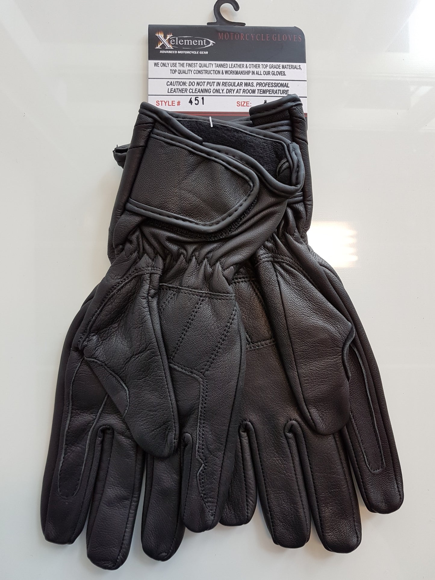 Xelement Guantlet Leather Padded